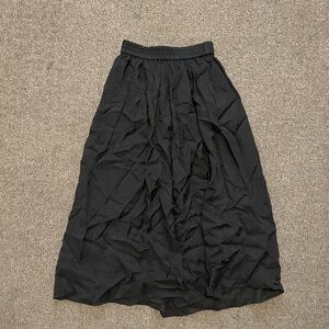 H&M Classic Black Midi Skirt